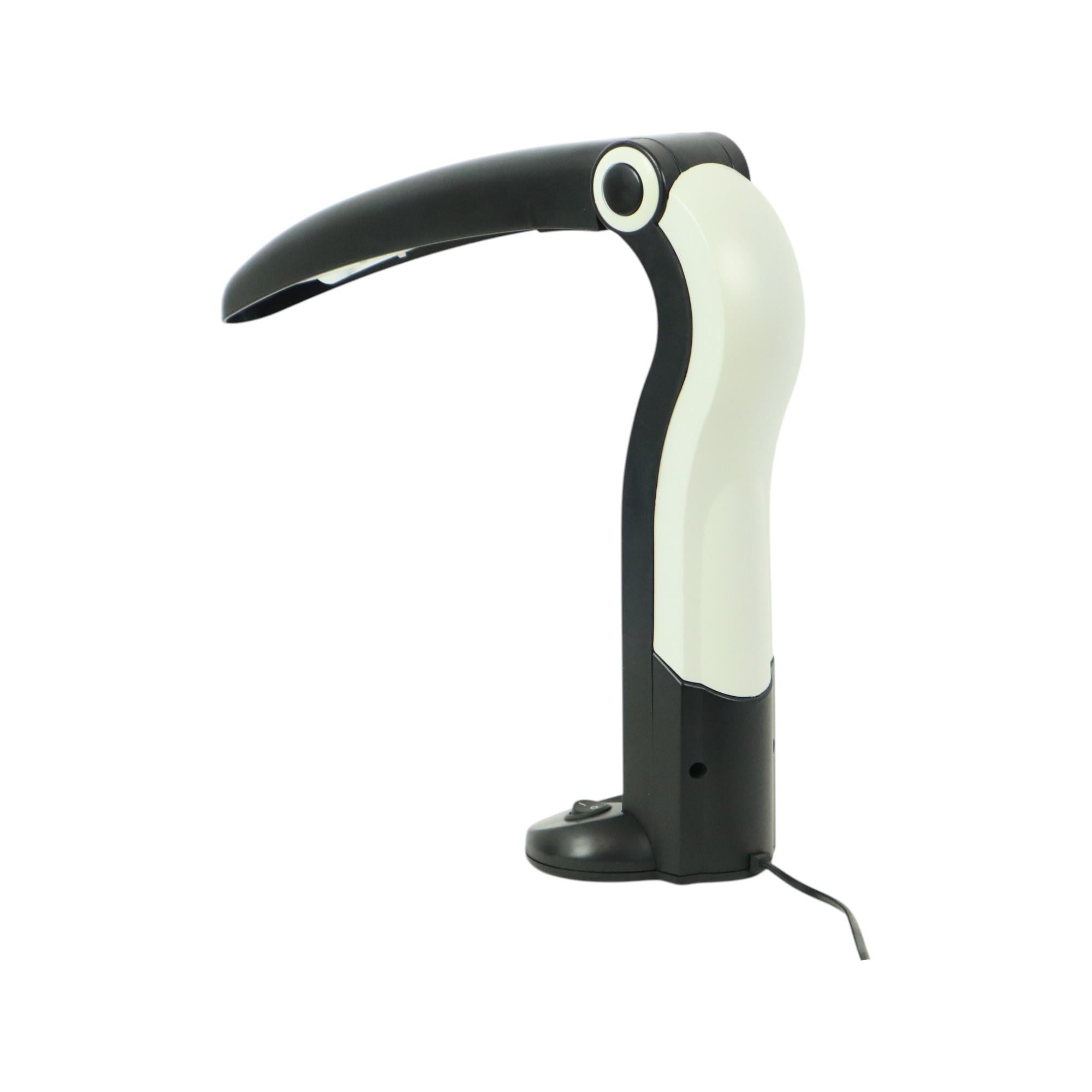 H.T. Huang Toucan Lamp Table Lamp Design Black White For Sale 3