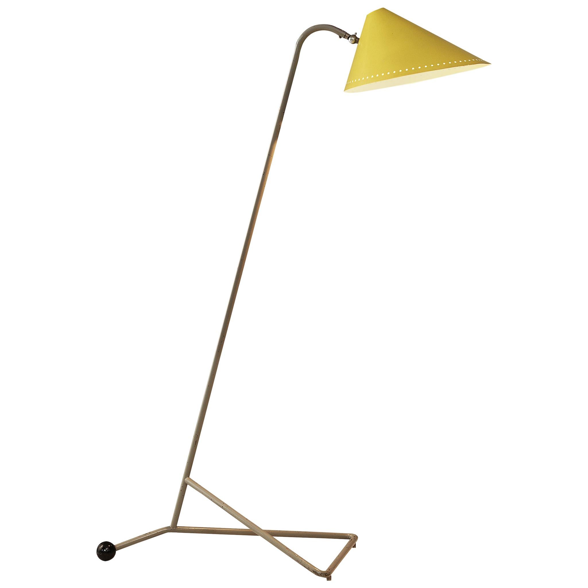 H.Th.A.Busquet for Hala Zeist Floor Lamp in Metal