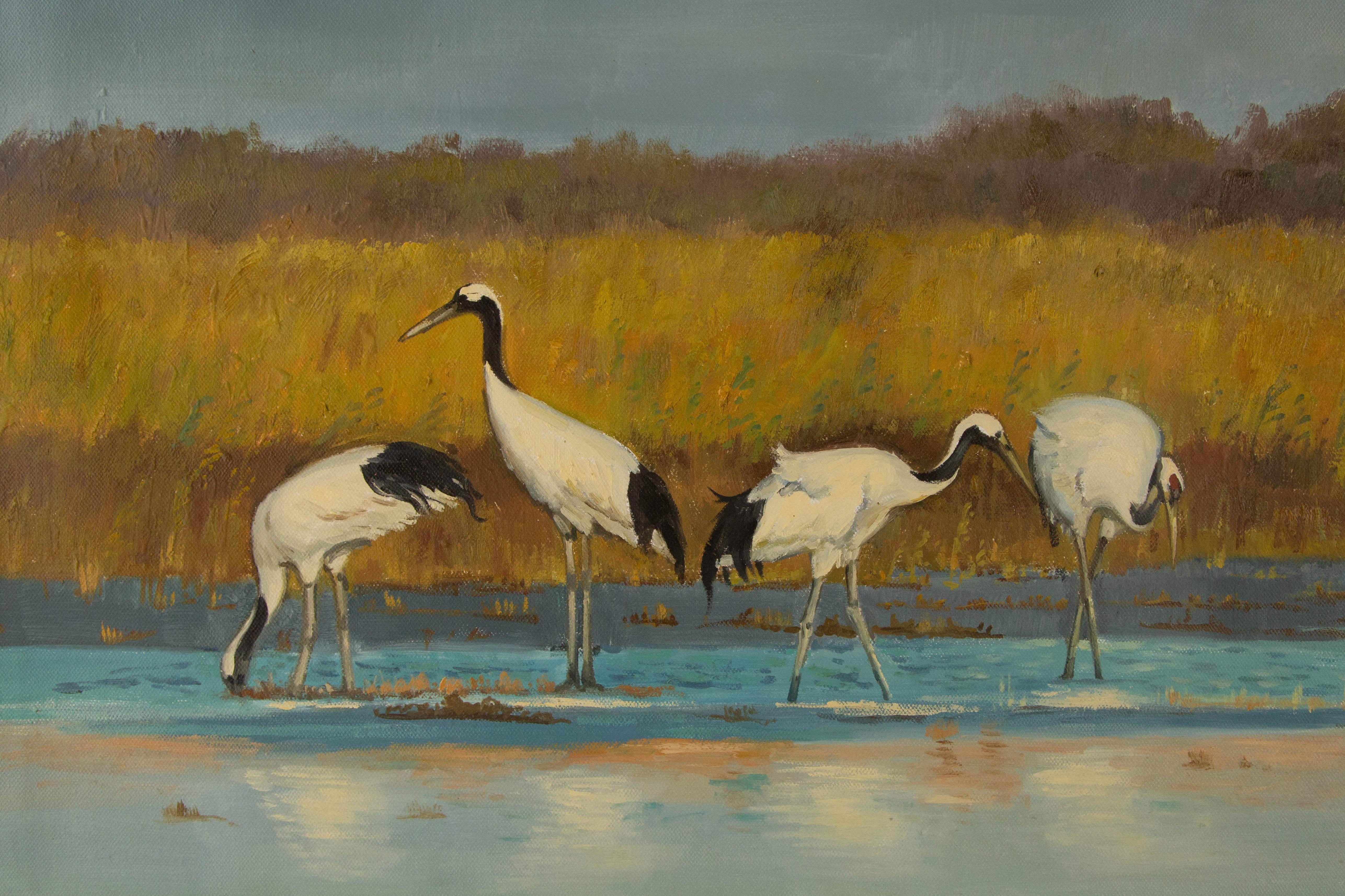 Hua Lian Animal Original Oil Painting 