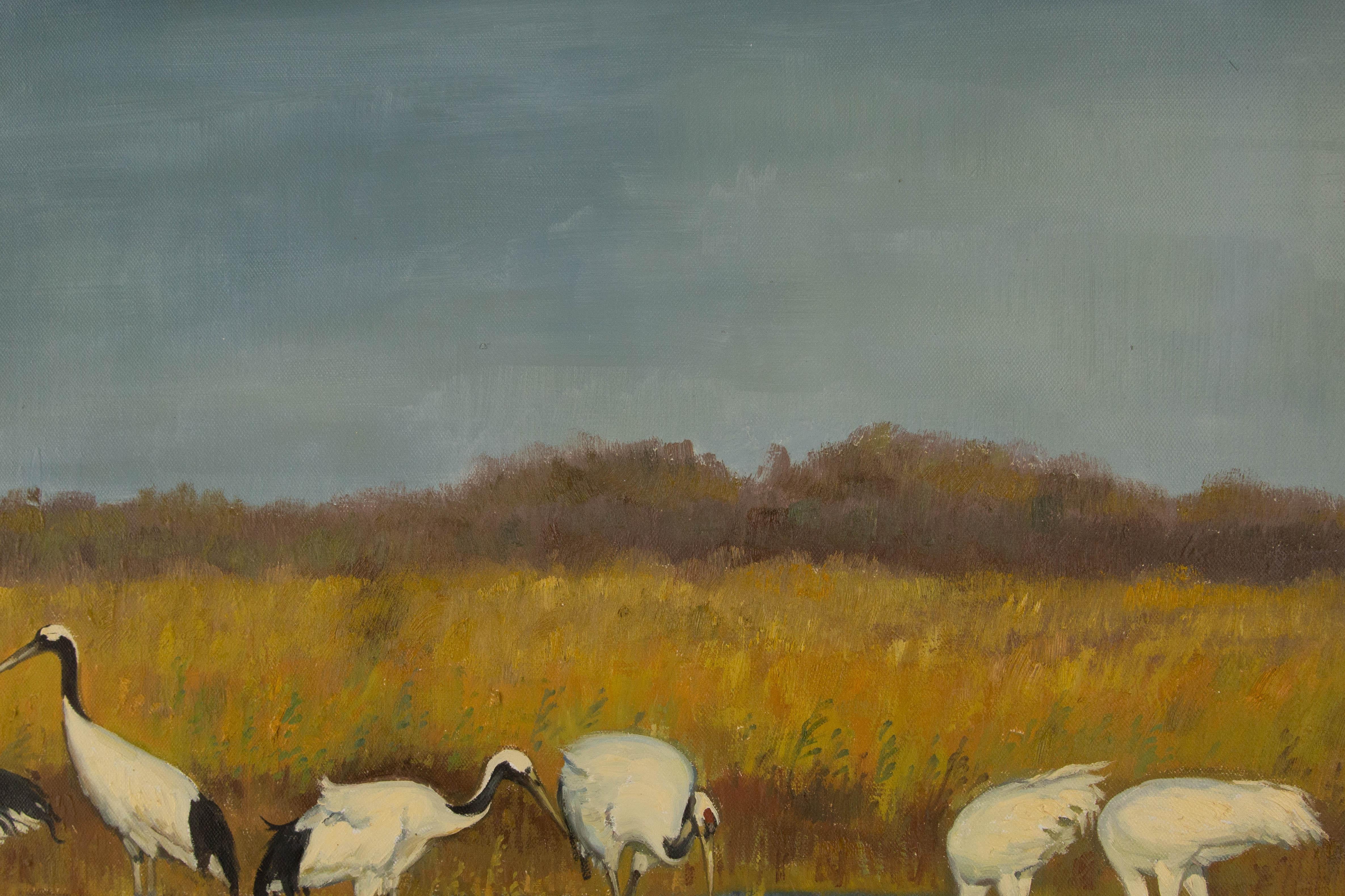 Hua Lian Animal Original Oil Painting 