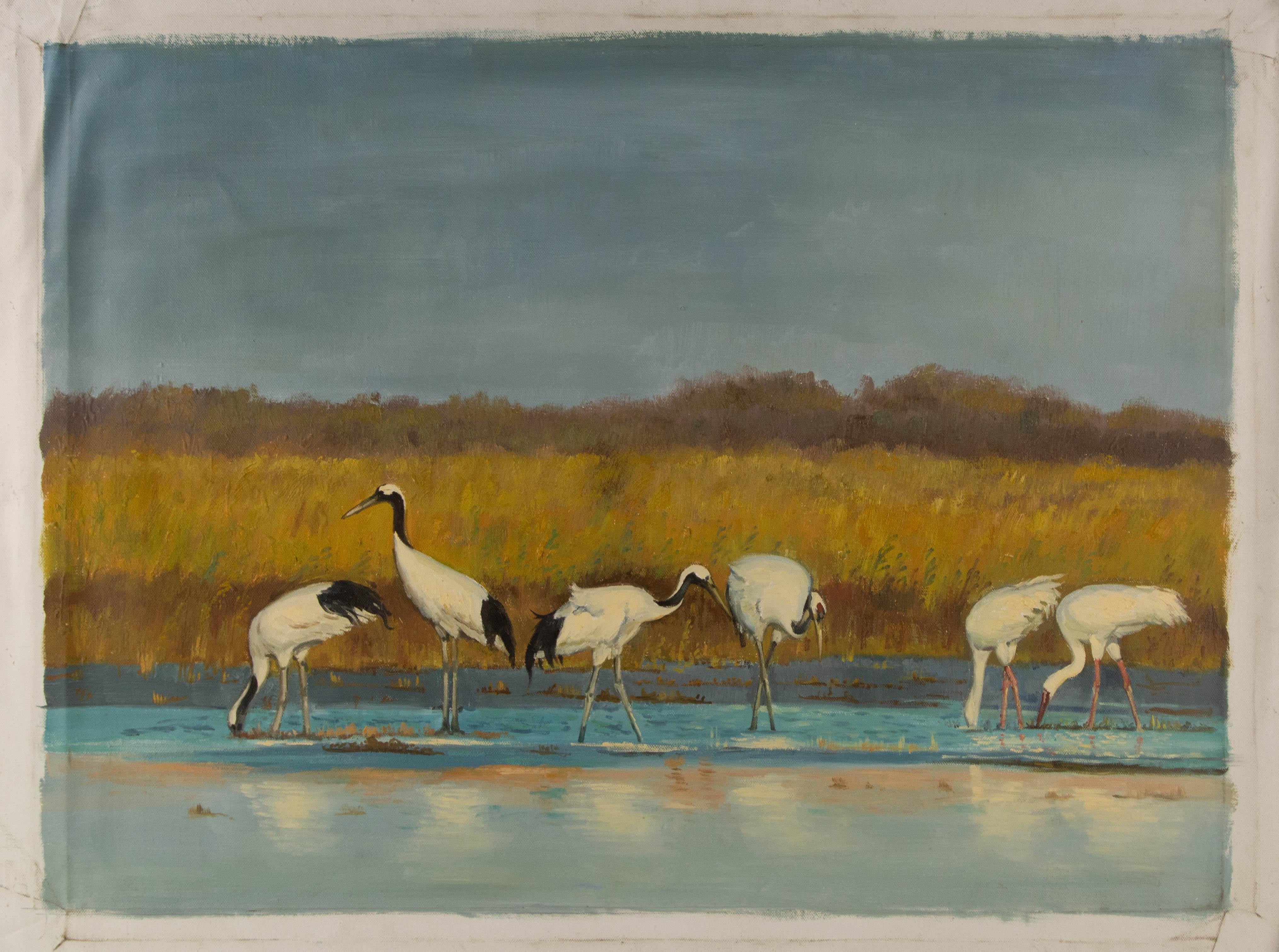 Hua Lian Animal Original Oil Painting 
