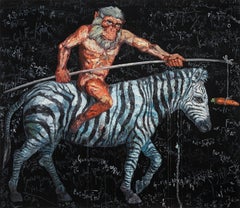 Chinese Contemporary Art by Hua Qing - Eternal Explorer