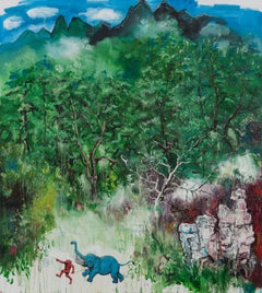 Arte contemporanea cinese di Hua Qing - Il mio giardino dell'anima