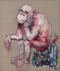Chinese Contemporary Art by Hua Qing - Summer Ancient Dream