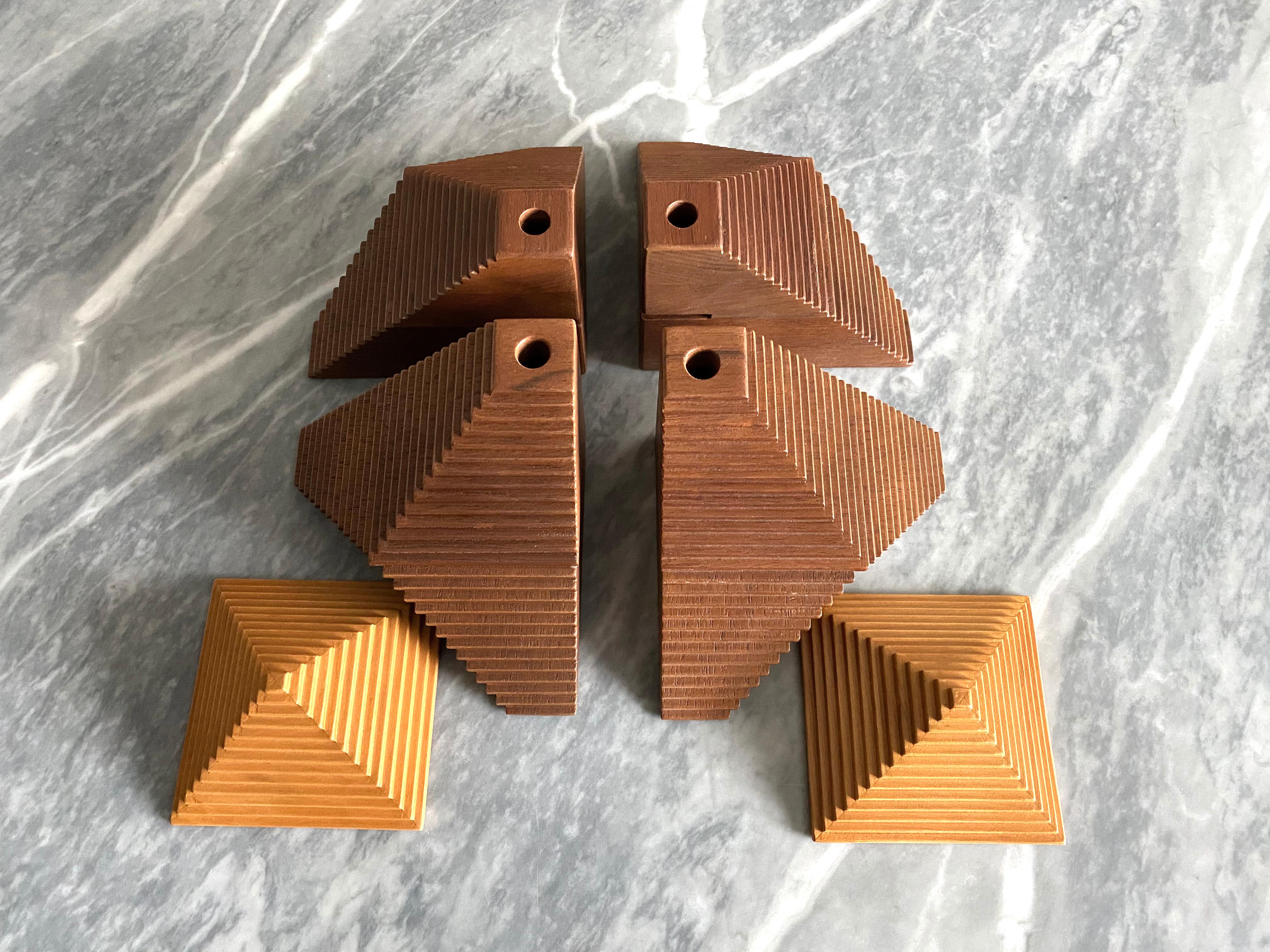 LIMITED EDITION

Based on the architectural study of the iconic stepped pyramids of Pre-Columbian cultures, the Huacas are a collection of objects designed as a system of modules that can be arranged individually or as a group with a multitude of