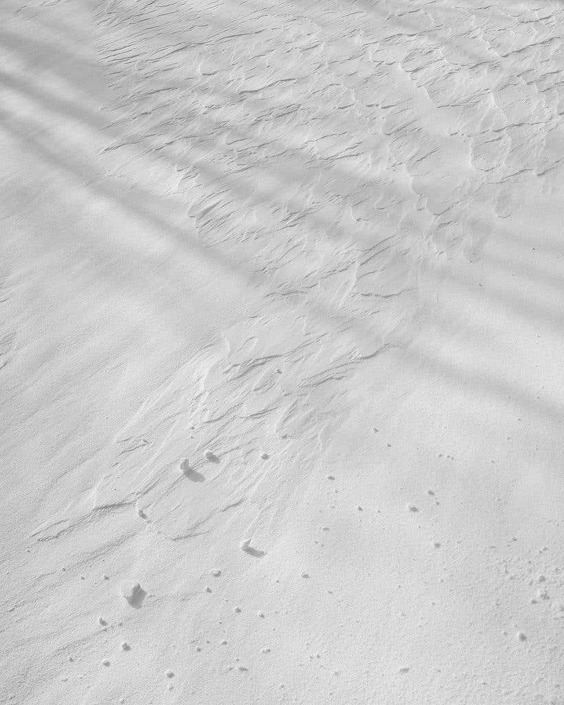 Huachao Sun - Characters of Snow #11 - Peyto Lake, Alberta - black and