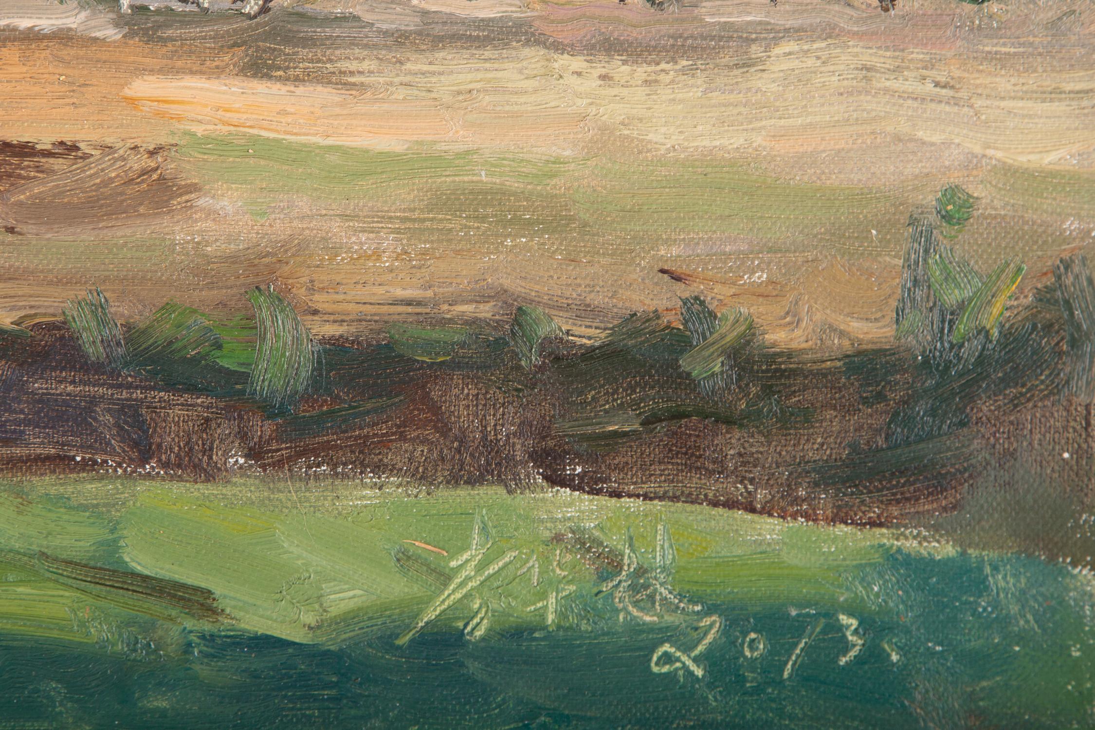 Hualin Li Arte contemporáneo Óleo original sobre lienzo 