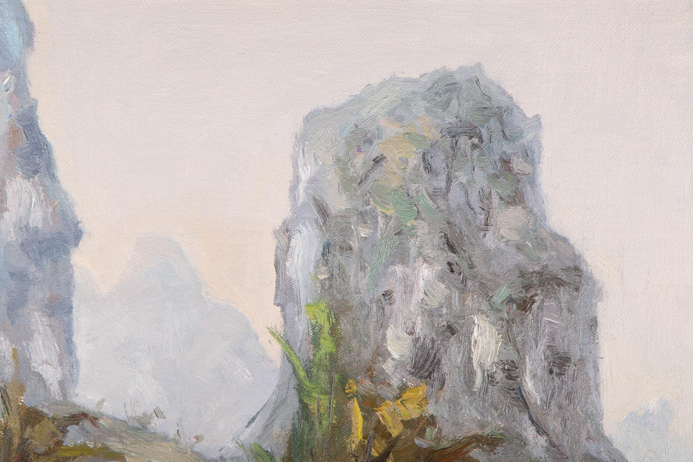 Hualin Li Arte contemporanea Olio su tela originale 