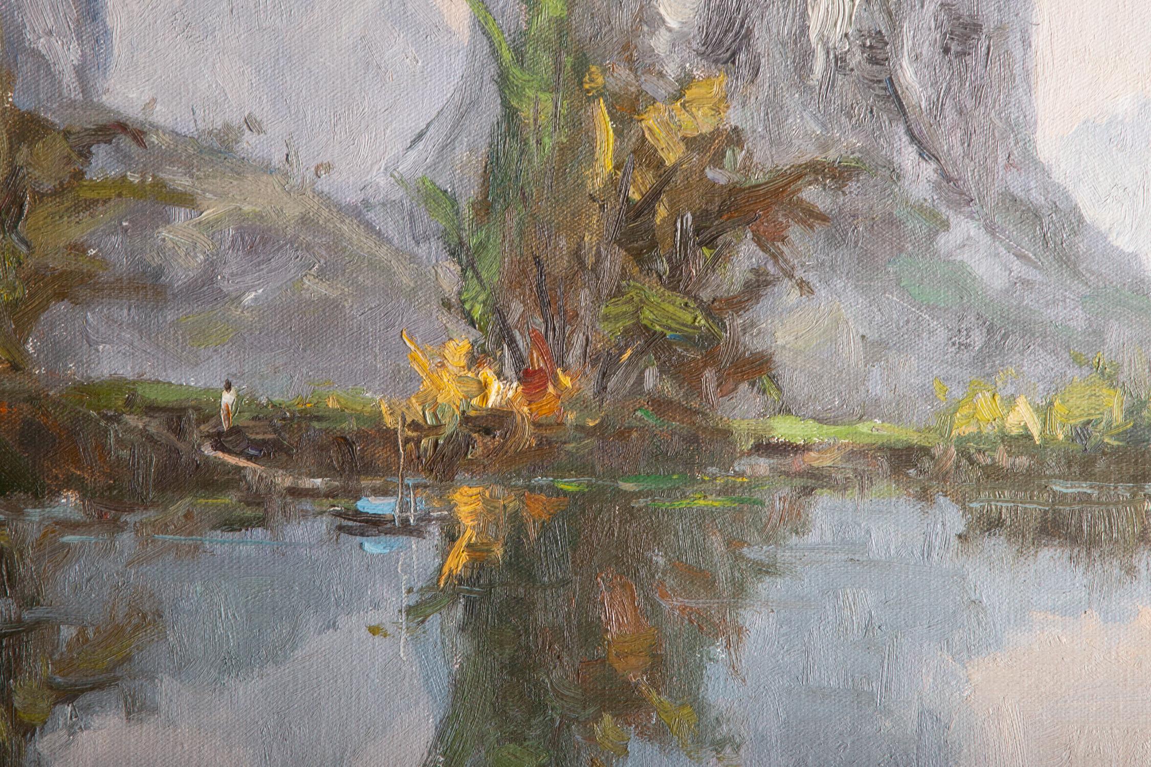 Hualin Li Arte contemporanea Olio su tela originale 
