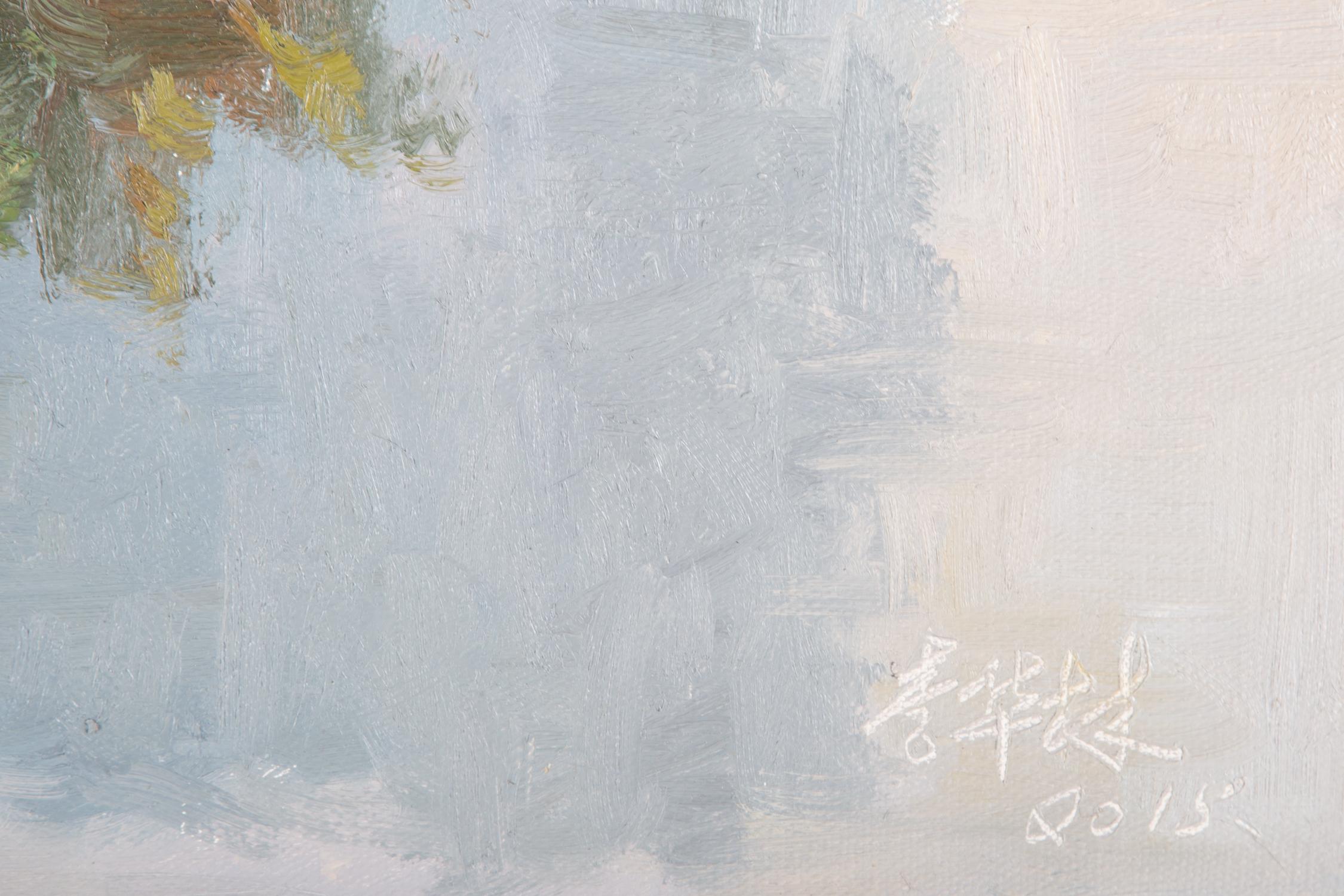 Hualin Li Arte contemporanea Olio su tela originale 