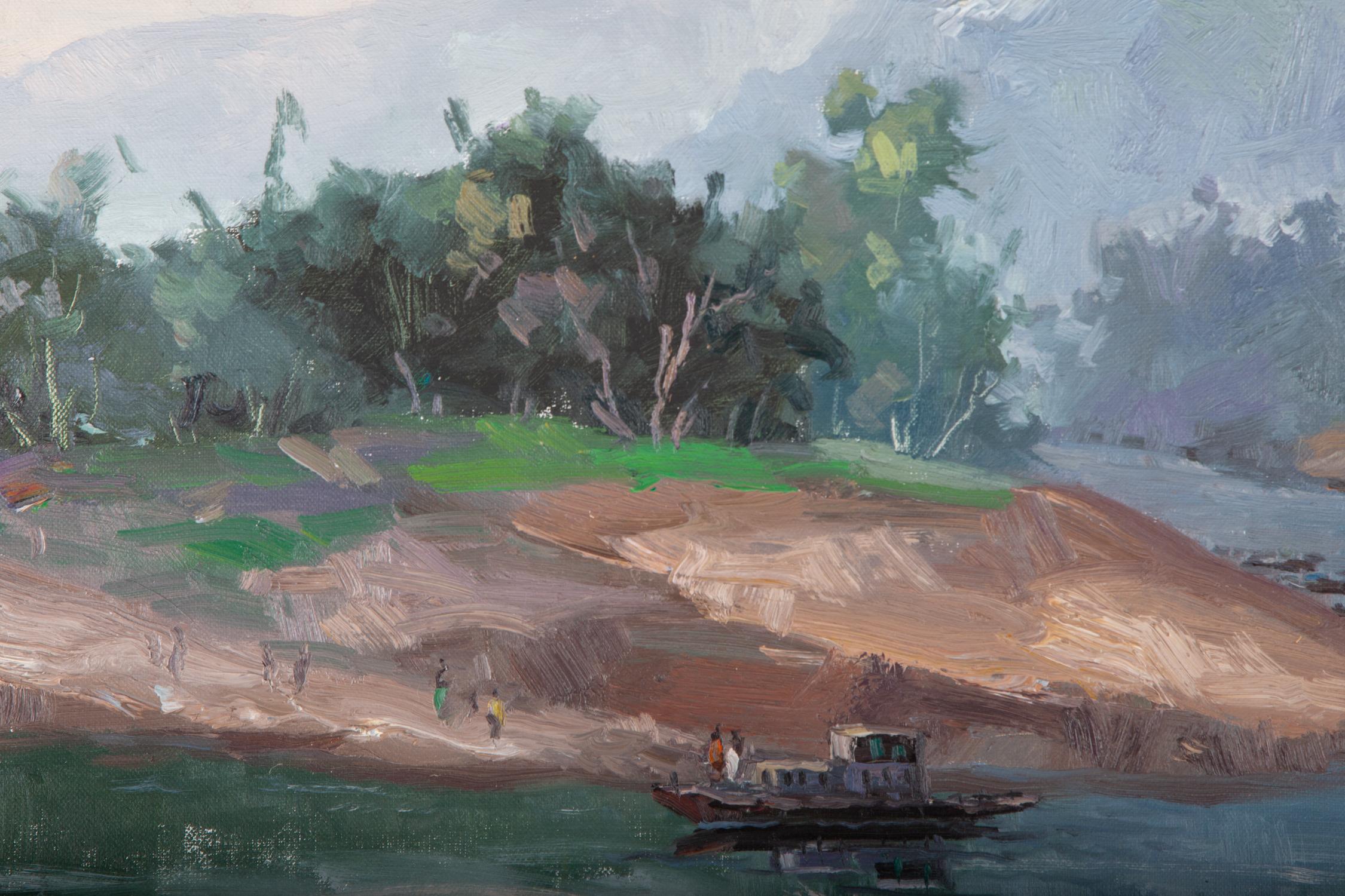 Hualin Li Arte Contemporáneo Óleo Original Sobre Lienzo 