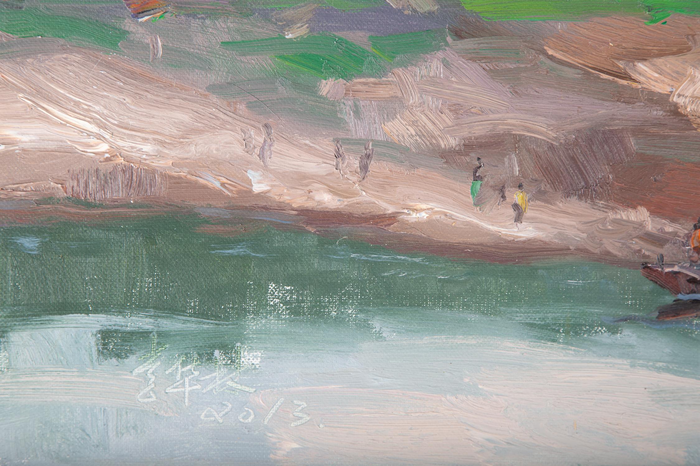 Hualin Li Arte Contemporáneo Óleo Original Sobre Lienzo 