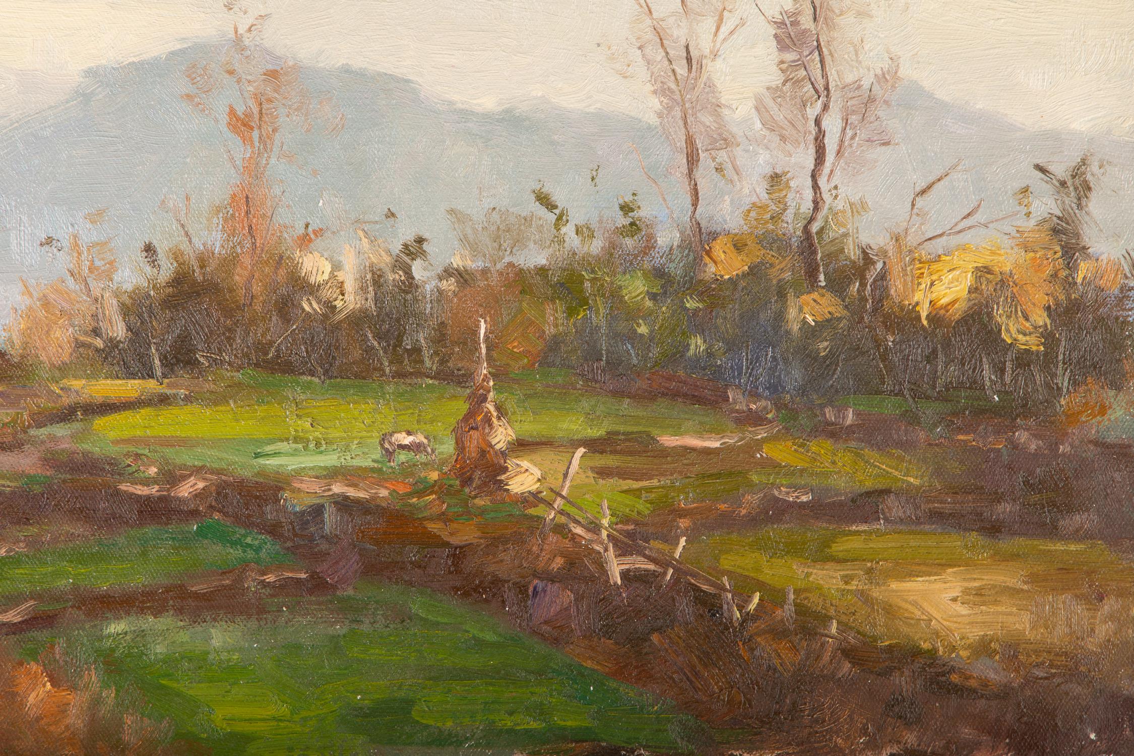 Hualin Li Olio originale impressionista su tela 