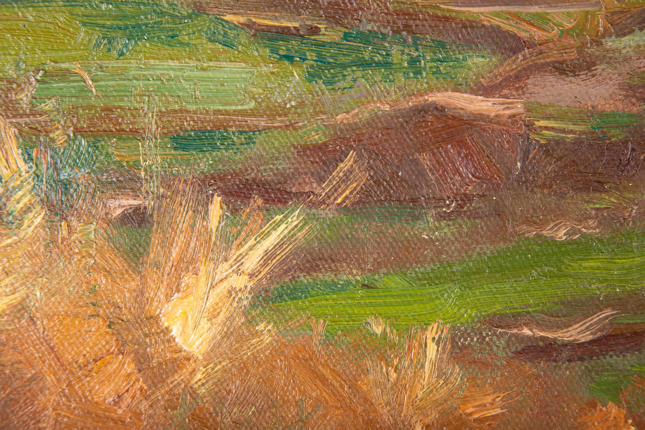 Hualin Li Olio originale impressionista su tela 