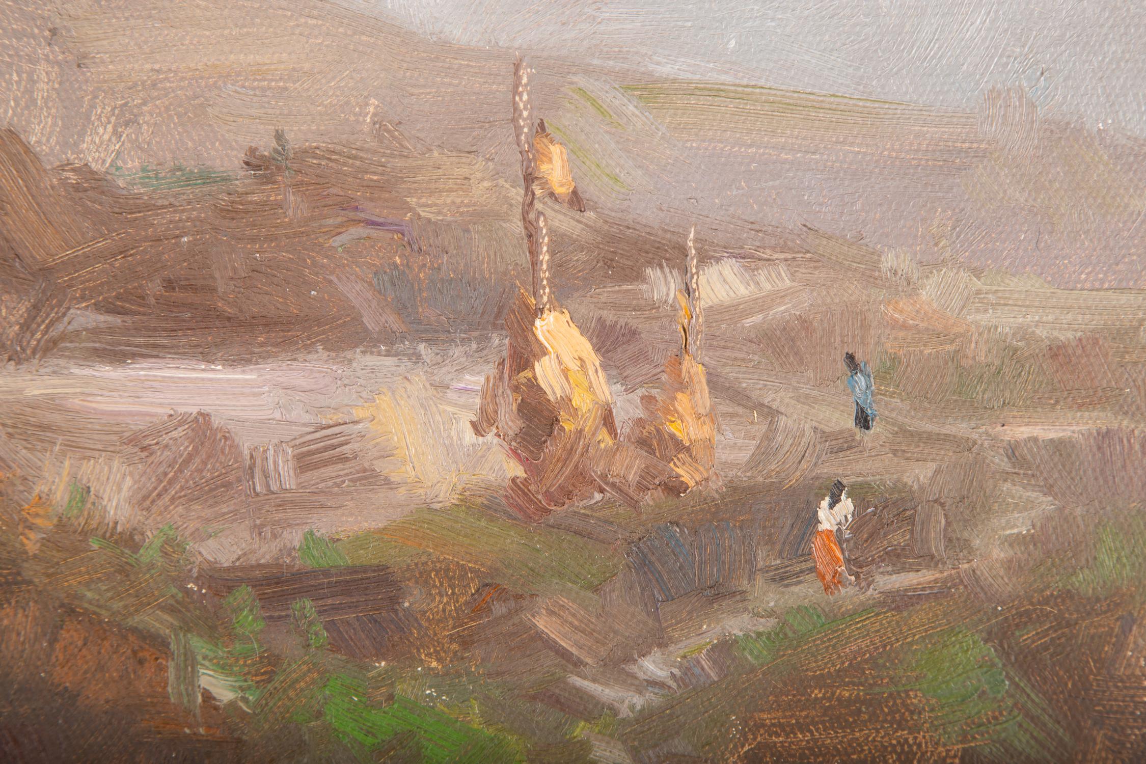 Hualin Li Impressionist Original Oil On Canvas 