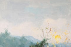 Hualin Li Impressionist Original Oil On Canvas "Next to The Riverside"
