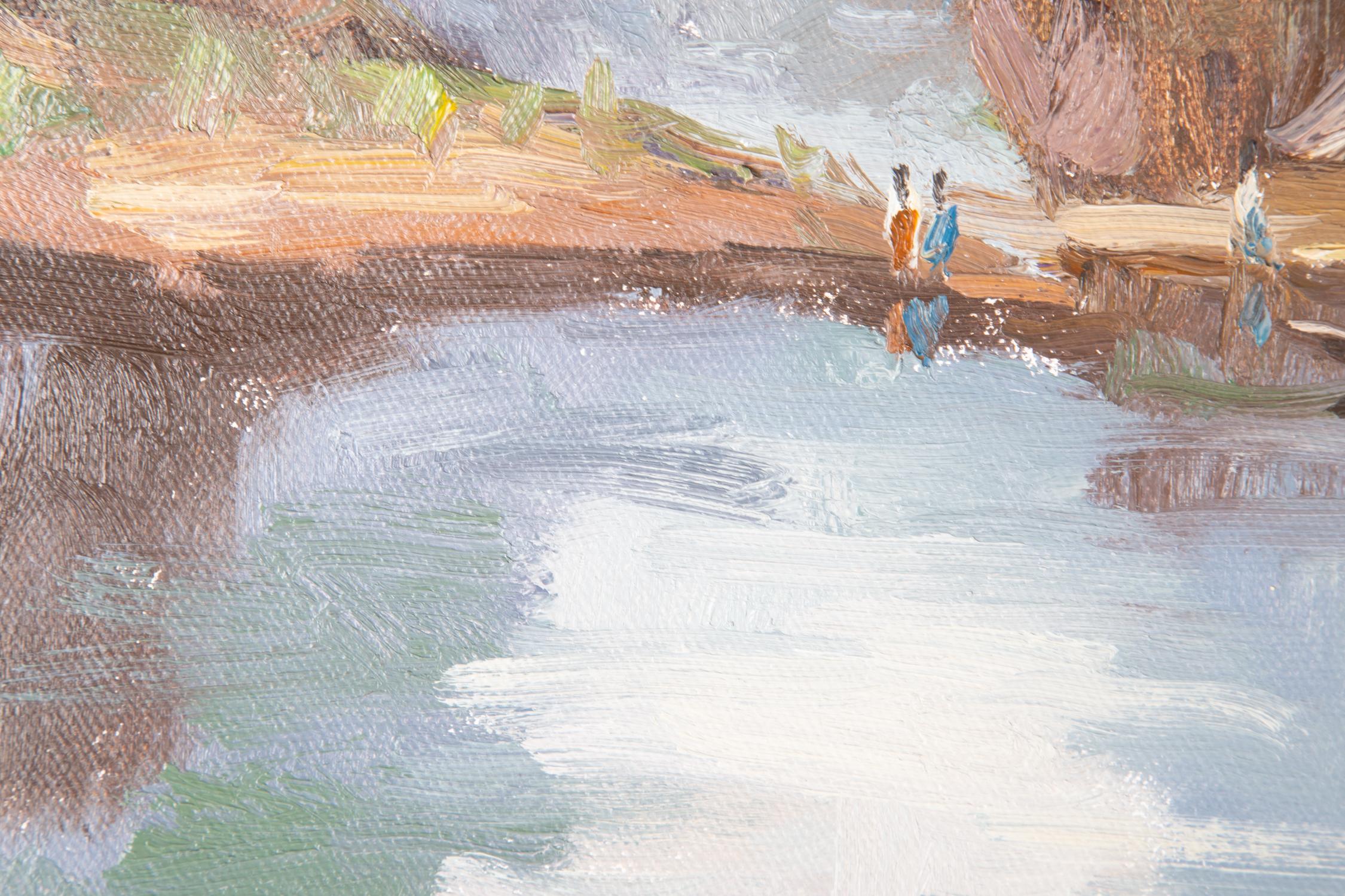 Hualin Li Pintura al óleo original impresionista 