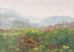 Hualin Li Landscape Original Oil Painting "Rapeseed Flower"