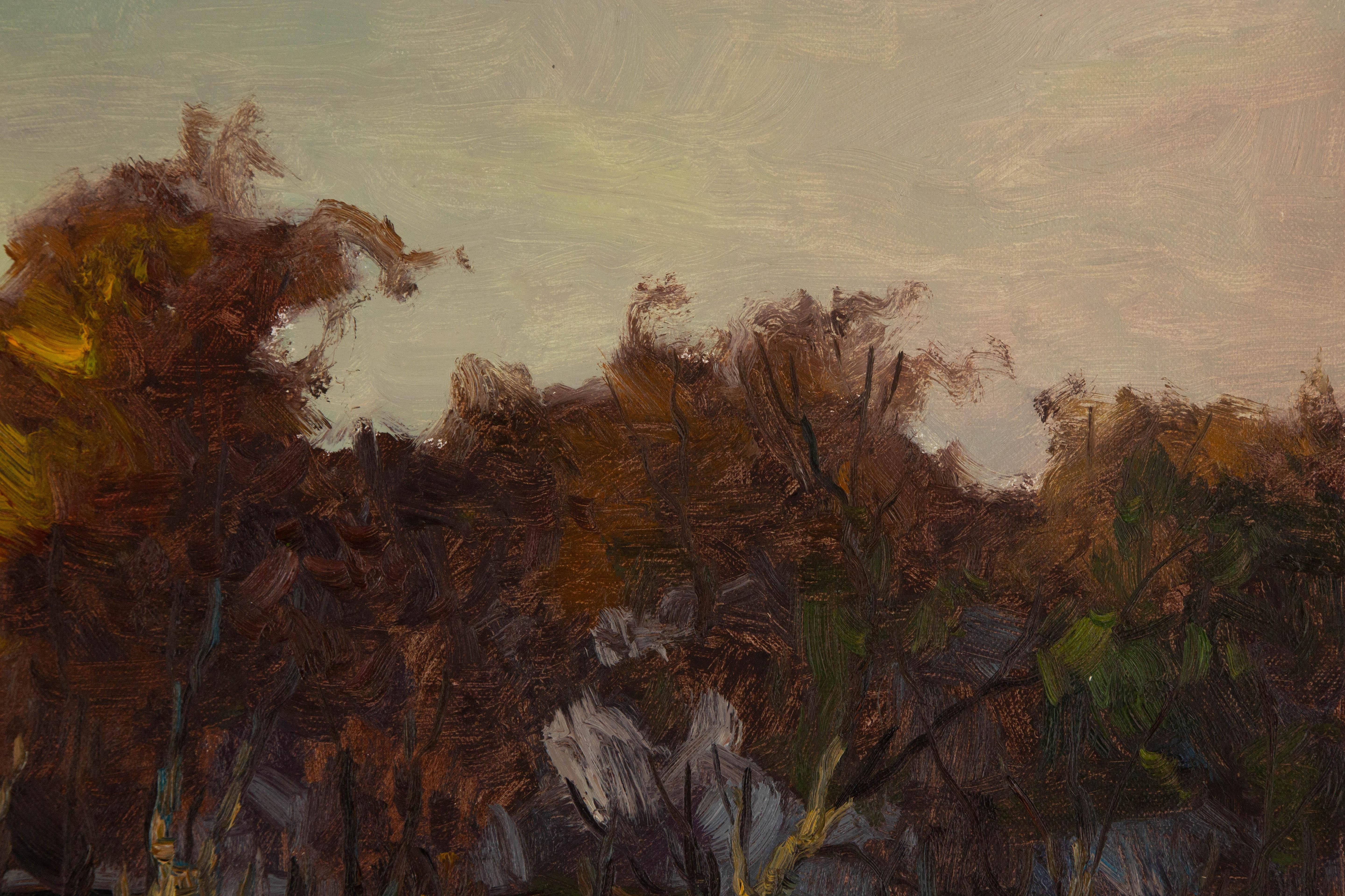 Hualing Li Impressionista Olio originale su tela 