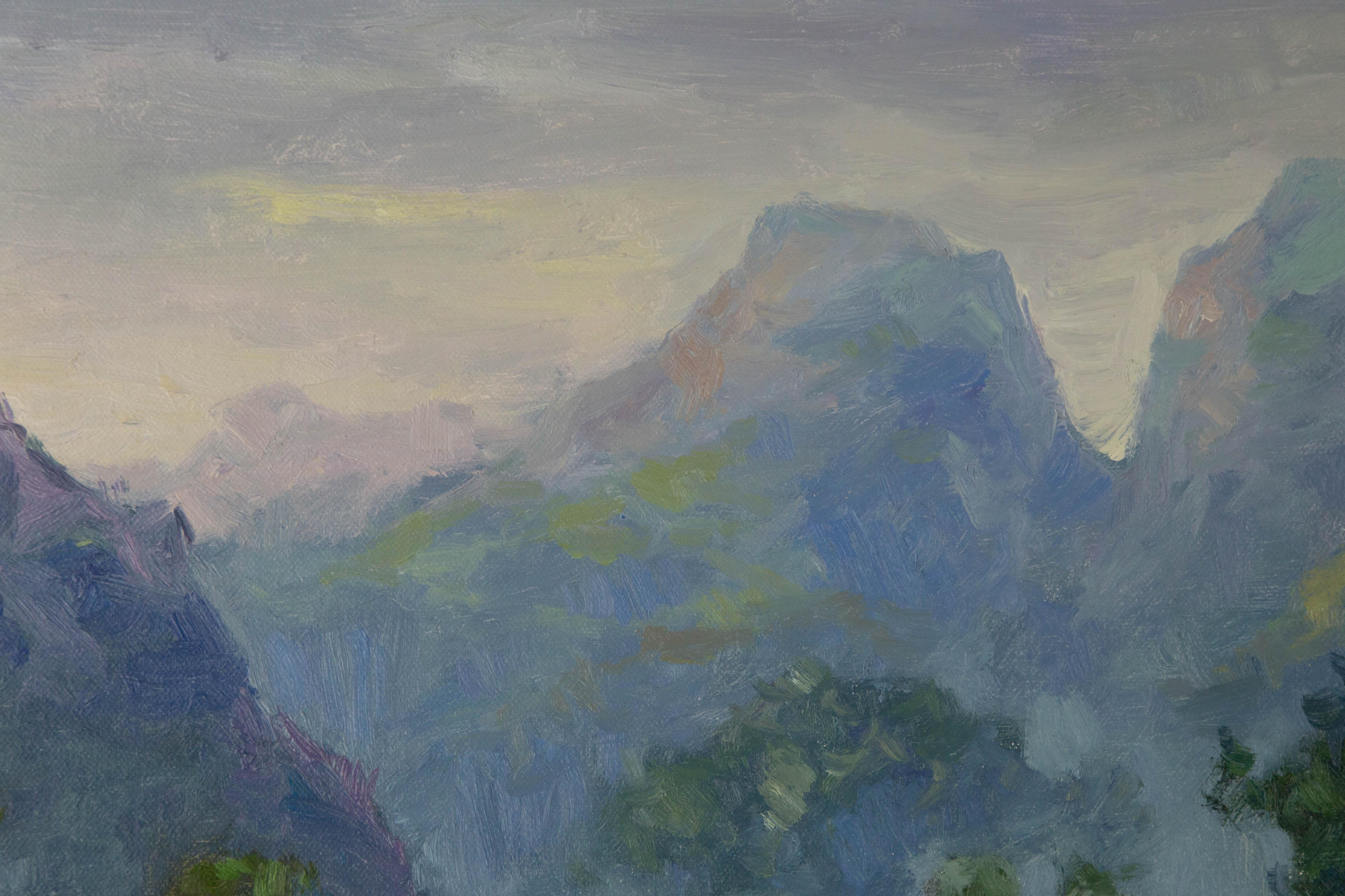 Hualing Li Olio su tela originale impressionista 