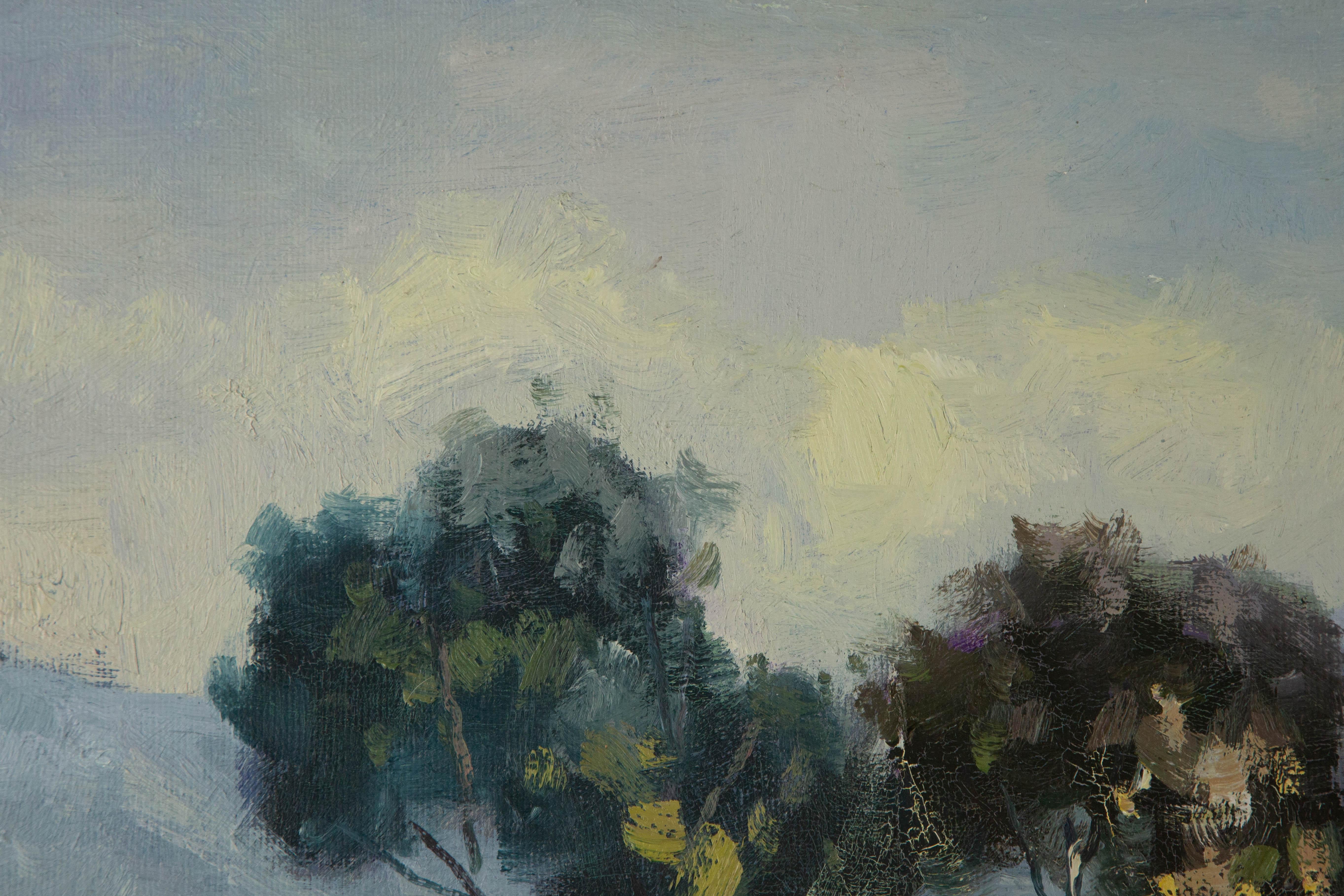 Hualing Li Impressionista Olio originale su tela 