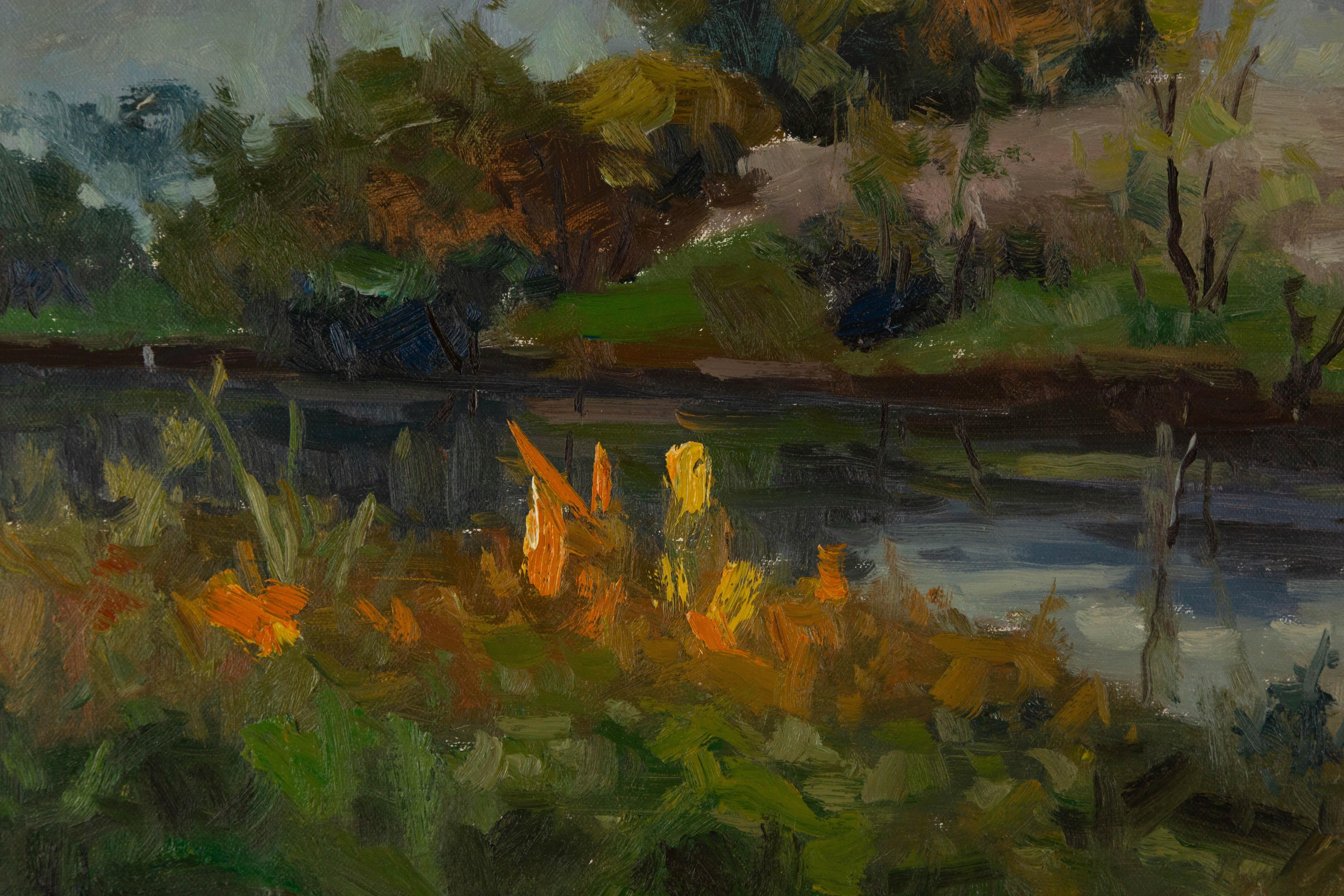Hualing Li Impressionist Original Oil On Canvas 