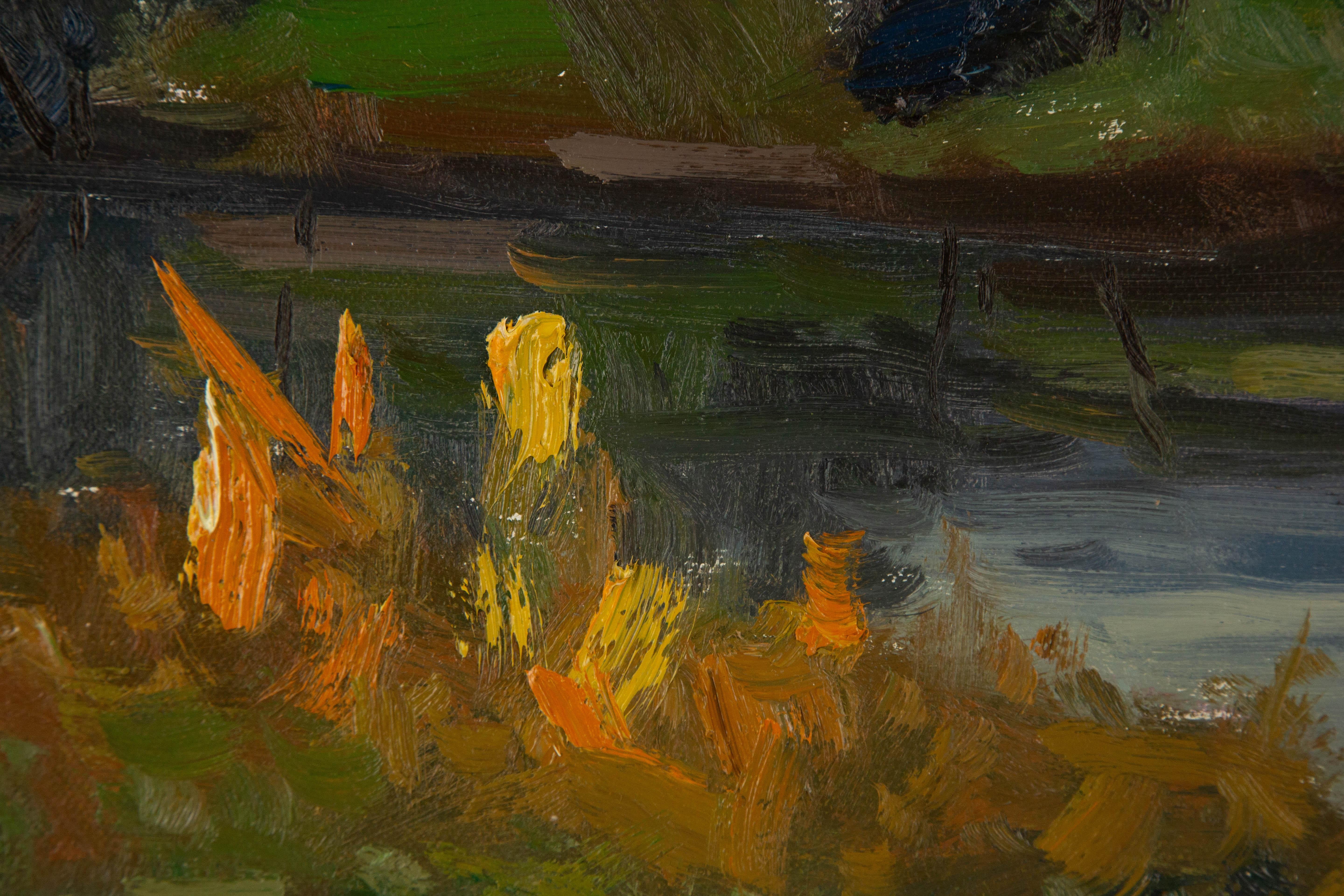 Hualing Li Impressionist Original Oil On Canvas 