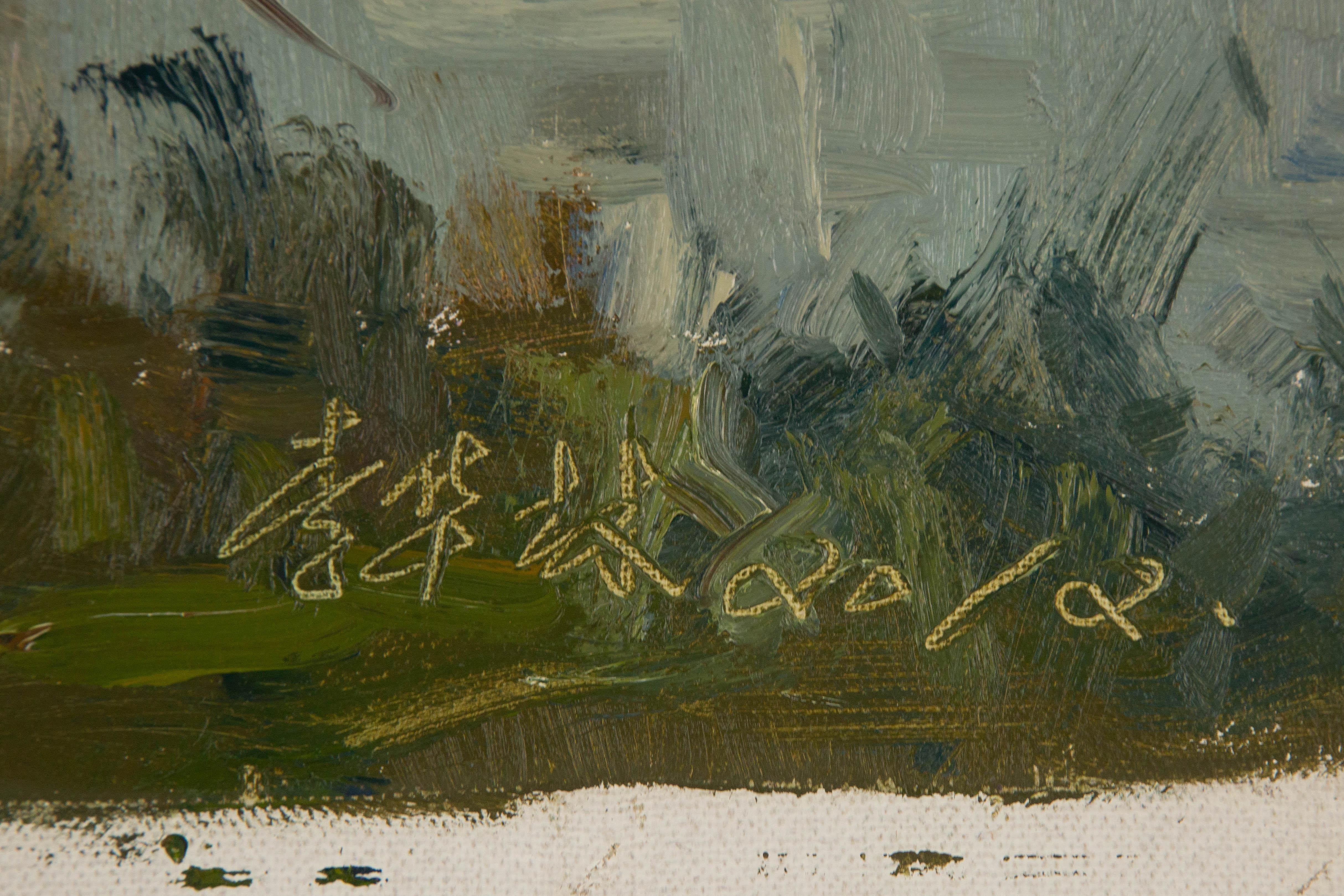 Hualing Li Impressionist Original Oil On Canvas 