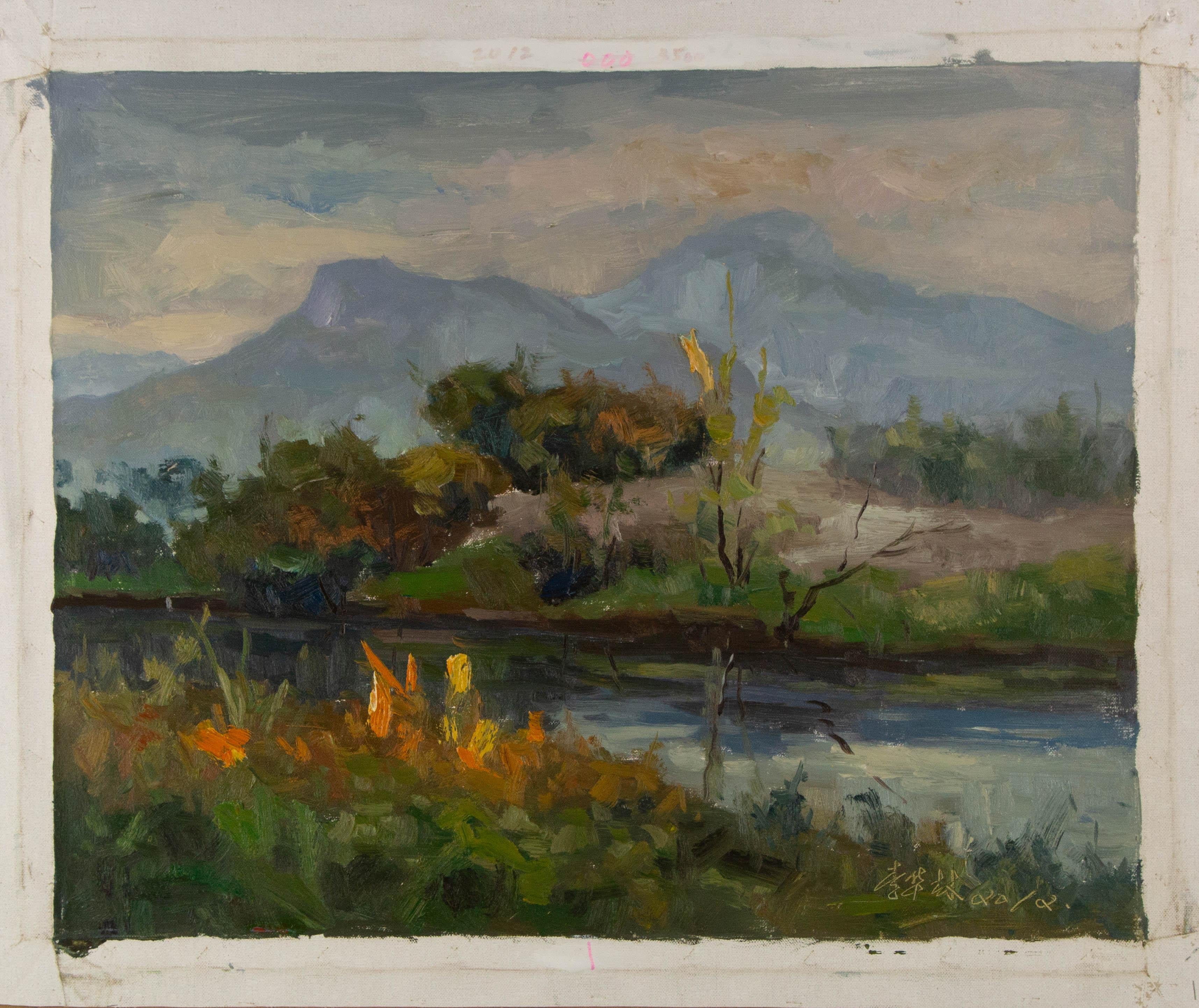 Hualing Li Impressionist Original Oil On Canvas 
