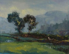 Hualing Li Impressionist Original Oil On Canvas "Untitled"