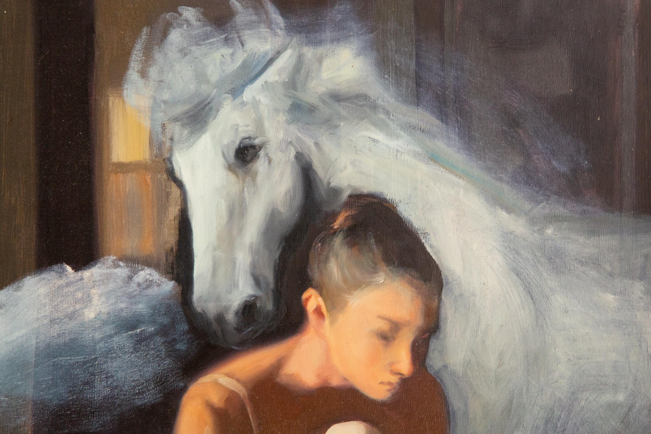 Huang Dongxing, huile sur toile originale « Nuages flottants » en vente 2