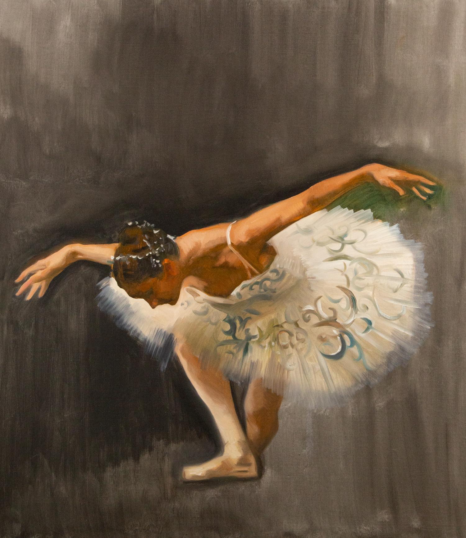  Titel: Ballett VI
 Medium: Öl auf Leinwand
 Größe: 31,5 x 28 Zoll
 Rahmen: Einrahmungsmöglichkeiten vorhanden!
 Zustand: Das Gemälde scheint in ausgezeichnetem Zustand zu sein.
 Hinweis: Dieses Gemälde ist nicht aufgespannt.
 Jahr: 2000 CIRCA
