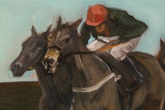 Huang Dongxing Sporty Original Oil Painting "Race"