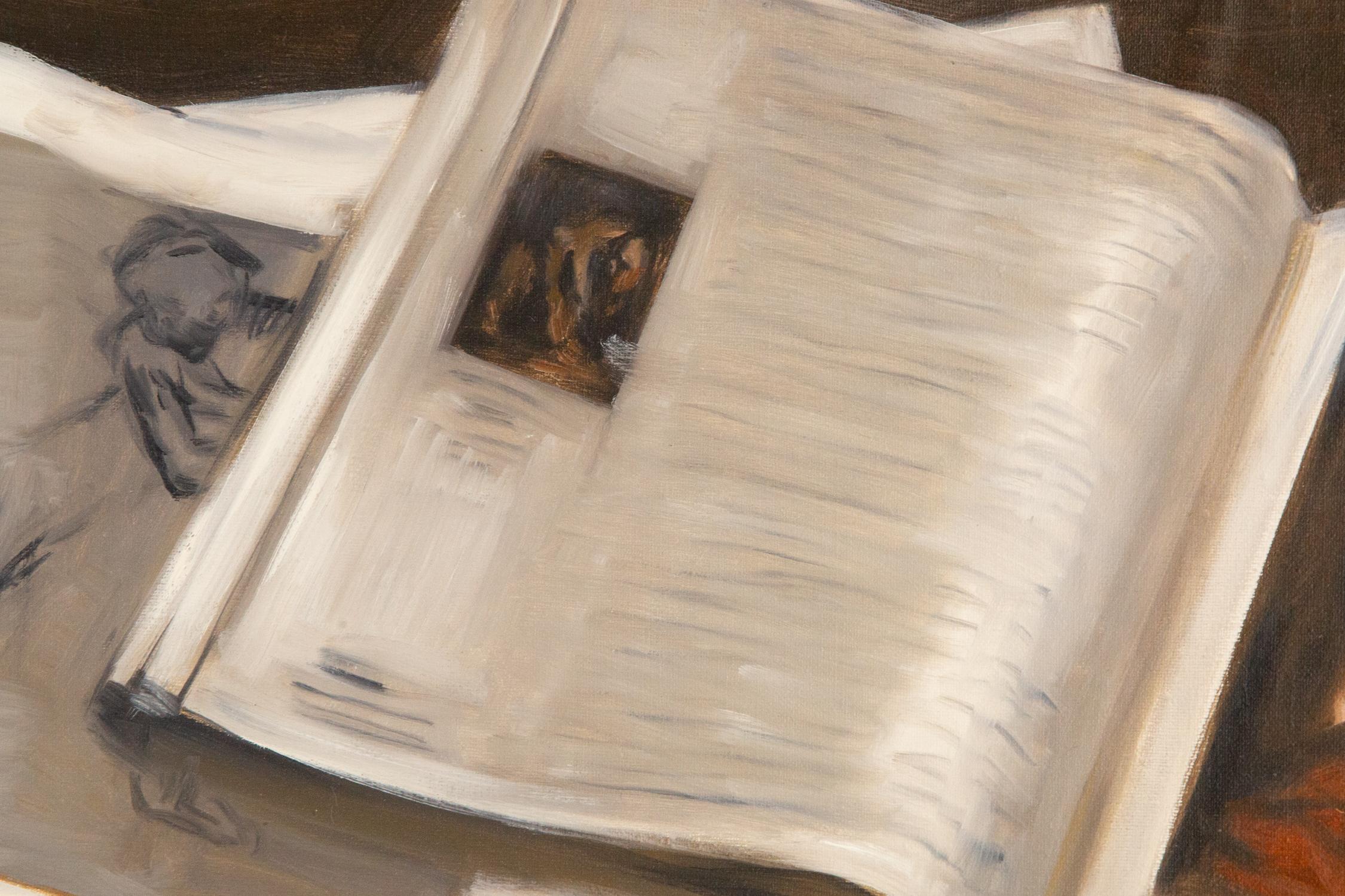 Huang Dongxing Still Life Original Oil On Canvas 