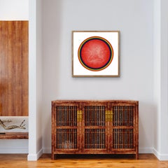 Magical Metamorphosis - White Tara 2021 watercolor round painting Chinese artist