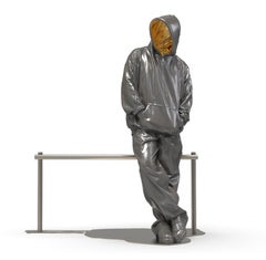 "00:03" Bronze Sculpture 76" x 71" x 30" inch Edition 2/8 by Huang Yulong
