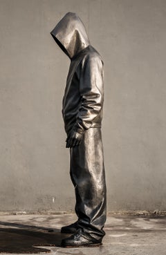 "Back" Bronze sculpture 79" x 79" x 31" inch Edition 4/8 by Huang Yulong
