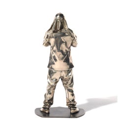 "Be Real" Bronze Sculpture 14" x 6" x 7" inch Edition of 399 by Huang Yulong