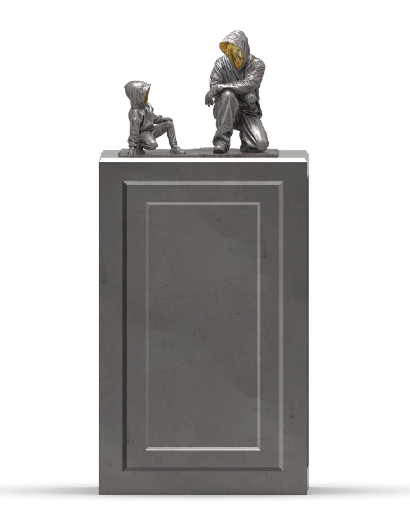 "Dear Thedodsia" Bronze Sculpture Edition 2/8 by Huang Yulong