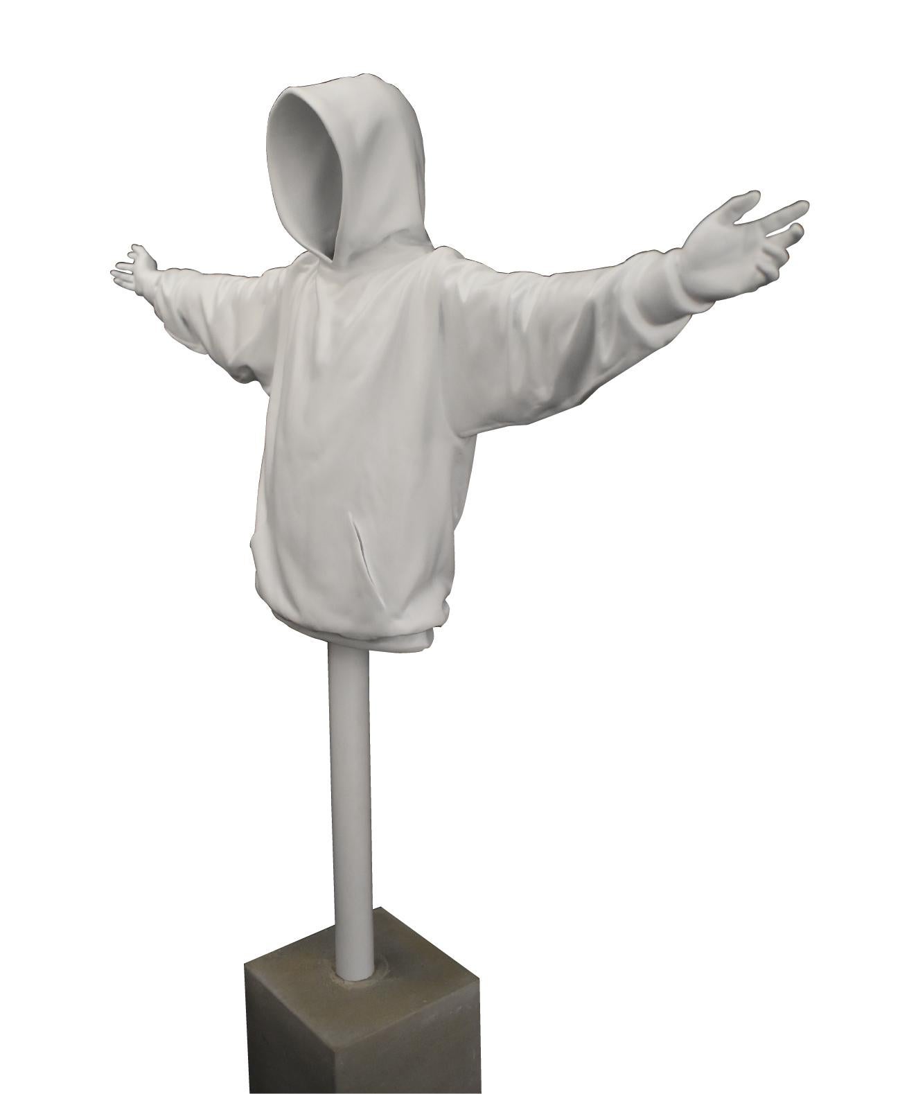 Escultura de resina y hormigón con estilo hip-pop y fusión de cultura china - Sculpture de Huang Yulong
