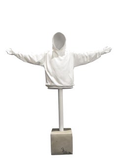 Skulptur aus Harz und Beton mit Hip-Pop und chinesischer Kultur im Fusion-Stil