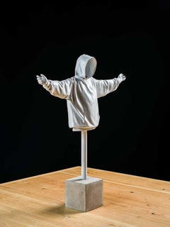 Scultura "Spaventapasseri" 24" x 22" x 4" pollici Ed. di 99 di Huang Yulong