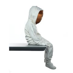 "The Top Dog" scultura in pietra polimaterica di 24" x 11" x 12" in Ed. di 333 di Huang Yulong