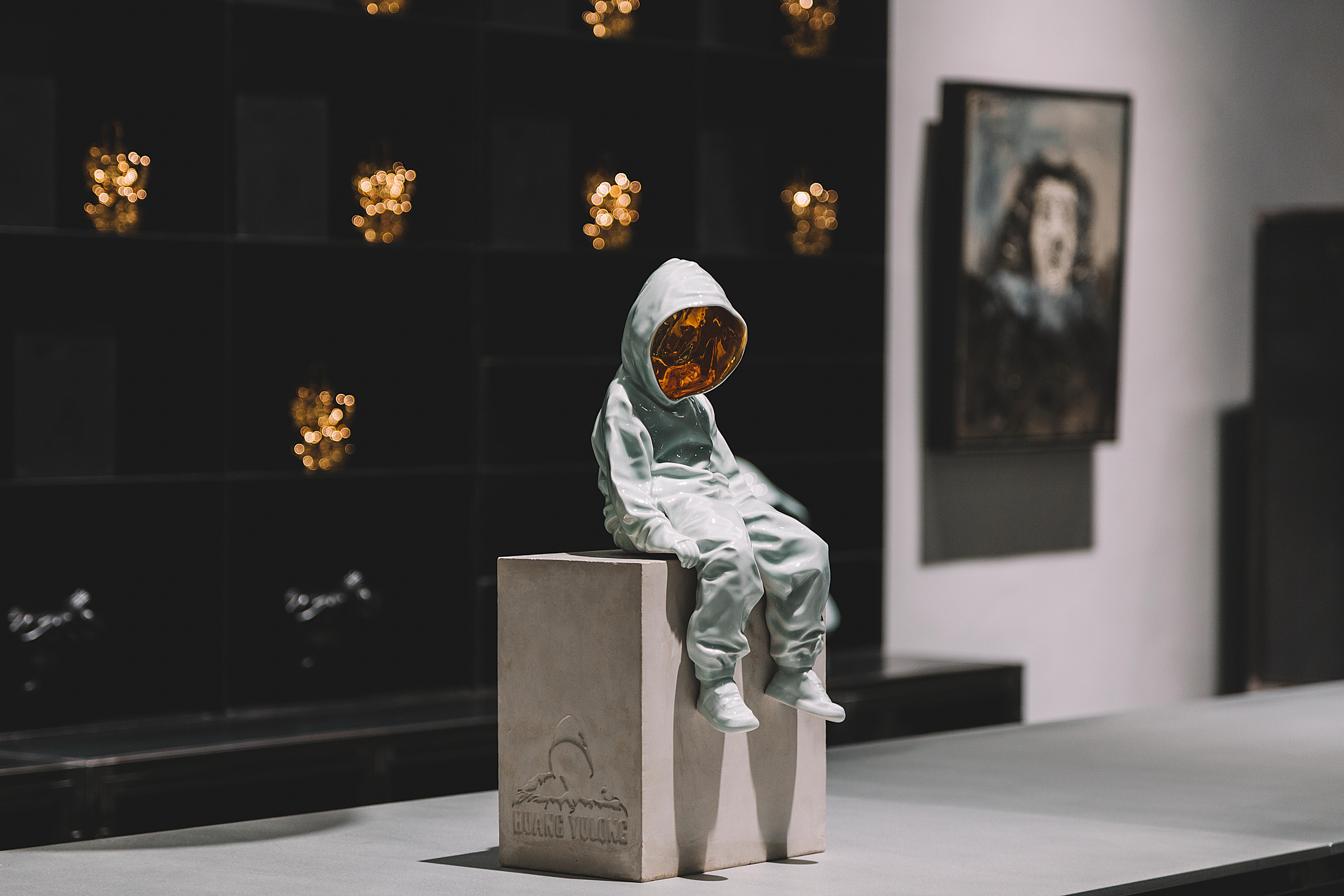 Escultura de porcelana 