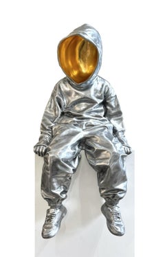 "Top Dog" Aluminum Sculpture 31.5" x 20" x 12" in Edition of 8 by Huang Yulong