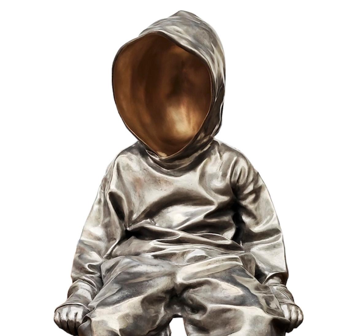 „Top Dog“ Bronzeskulptur 40,5