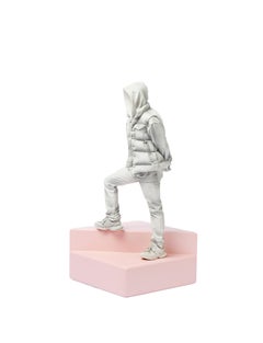 "Che succede gente? Scultura in resina "Ming" 13" x 8" x 8"  di Huang Yulong