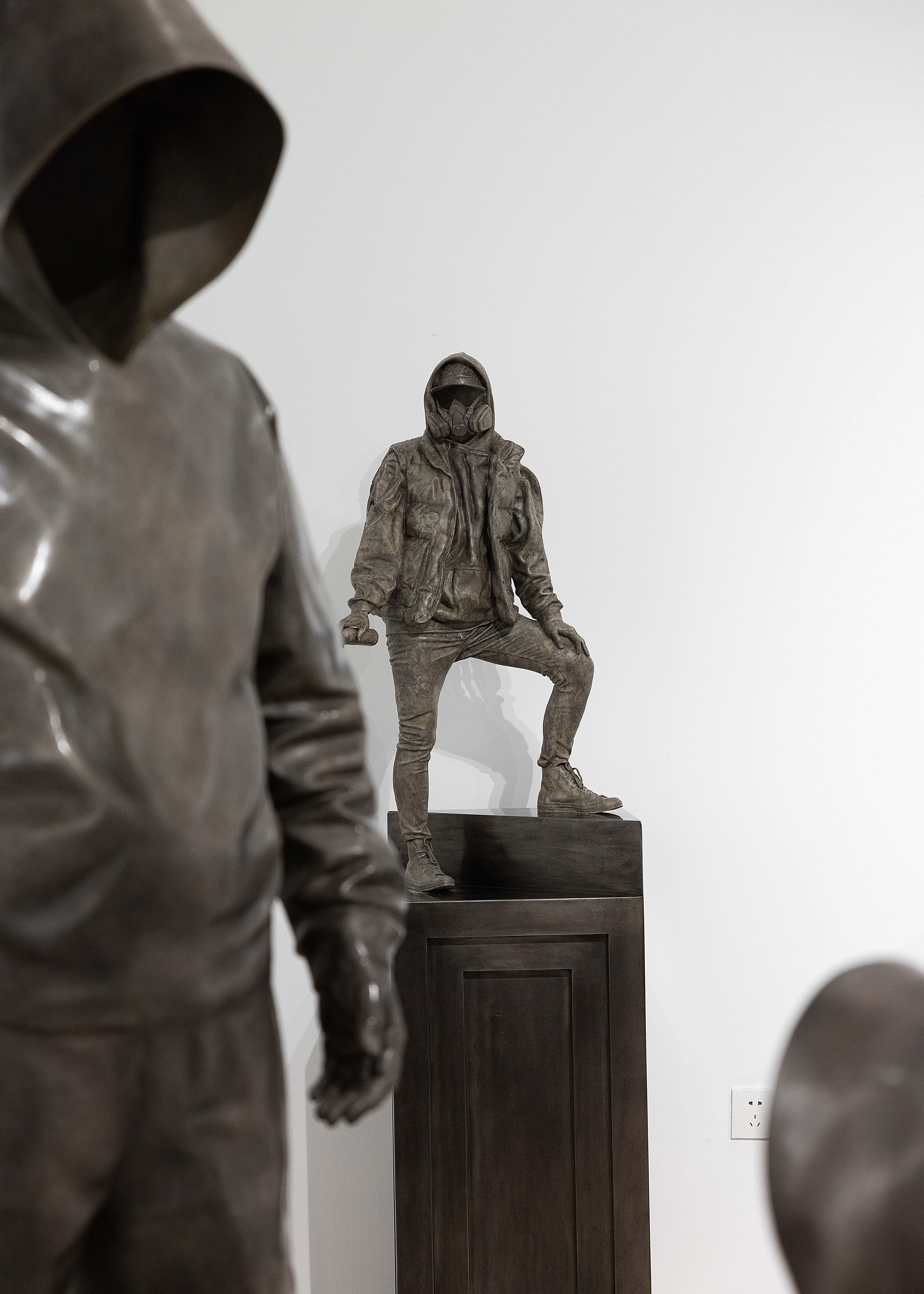 Escultura de bronce 