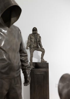 "What's up people-UMI" Bronze Sculpture Edition 2/8 by Huang Yulong