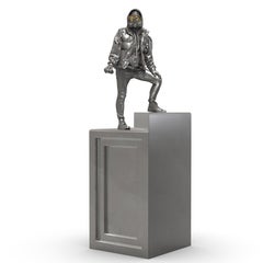 Escultura de bronce "What's up people-UMI" Edición 2/8 de Huang Yulong